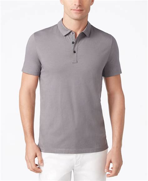 Michael Kors Men's Pima Cotton Bryant Stretch Polo 